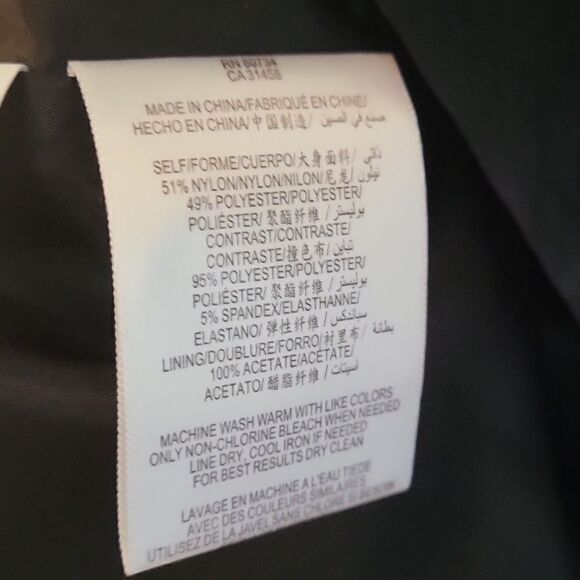 Max & Cleo Black Rosette Cocktail‎ Party Dress Size 4 - Picture 8 of 8